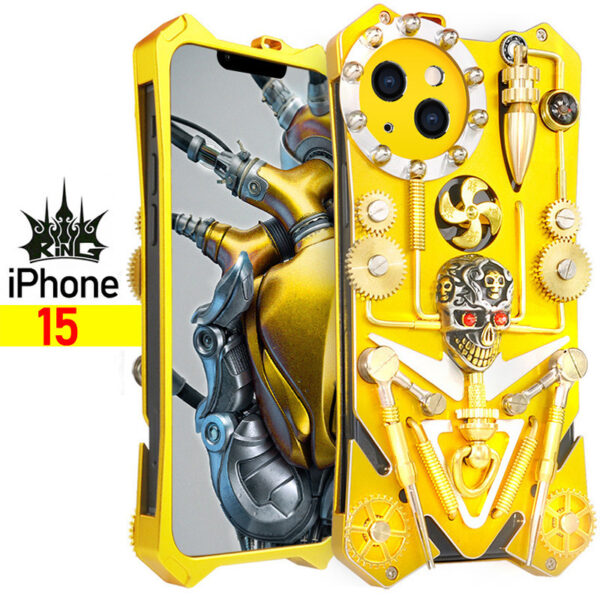 Gear Model Suitable For Iphone15 Metal Phone Case - Image 2