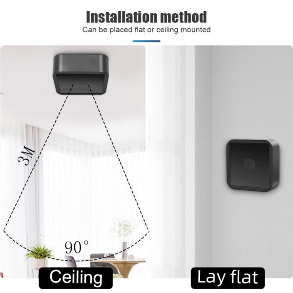 Doodle Smart WiFi Zigbee Human Body Exists Sensor 24G Millimeter Wave Smart Home Linkage - Image 4