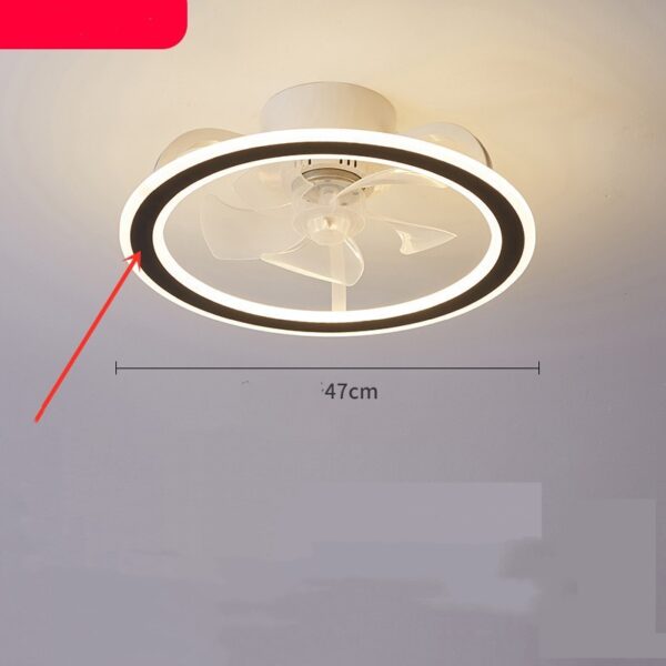 Super Quiet Bedroom Ceiling Fan Light Simple - Image 2