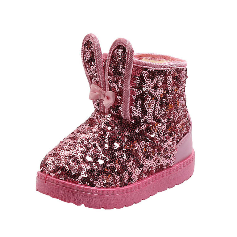 Winter Warm Girls Cotton Shoes Children Winter Shoes Baby Cotton Shoes - Image 2