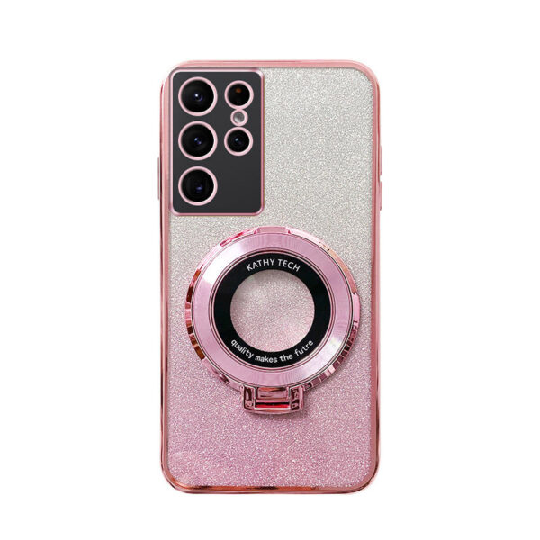 Electroplating Phone Case Magnetic Bracket A16 Gradient - Image 2