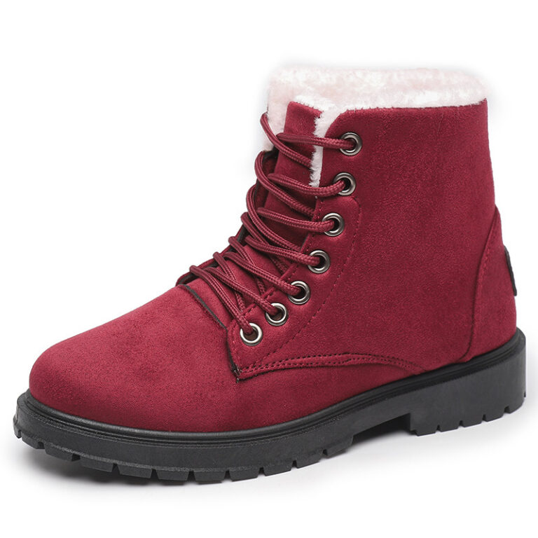 Snow Boots Fleece-lined Thickened Shoes Winter Warm Non-slip - Image 8