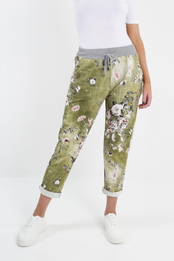 Spring And Summer New European And American Printing Casual Magic Jogger Pants - Image 9