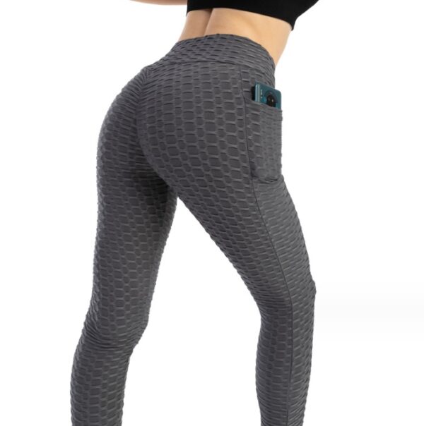 Women's High Stretch Hip-lifting Slim-fit Sweat-absorbent Leggings - Image 9