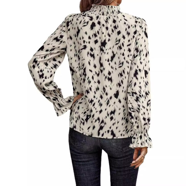 Women's Long Sleeve Turtleneck Shirt - Image 2