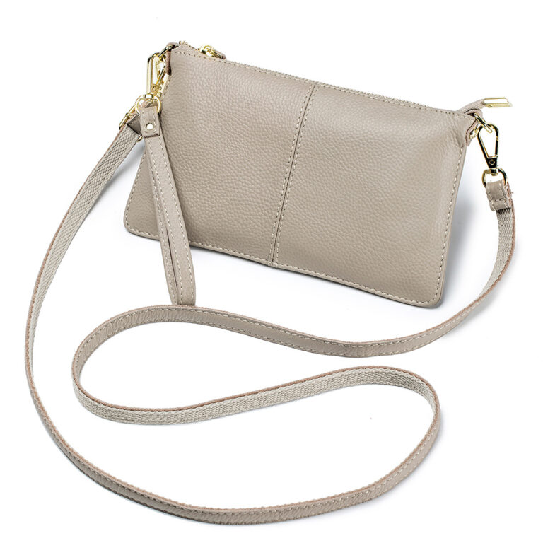 Leather One-shoulder Women's Leather All-match Clutch - Image 6