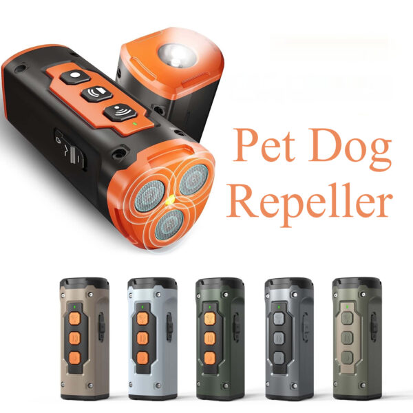 Dog Drive Ultrasonic Three-head Bark Plug Torch Dog Drive Artifact Anti Dog Bark Deterrent Device With LED Flashlight - Image 4