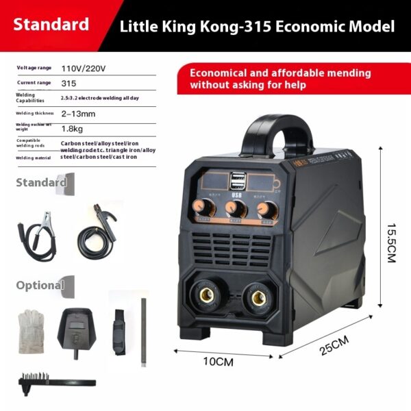 110V Digital Display Electric Welding Machine Household Portable Mini Spot-welder - Image 4