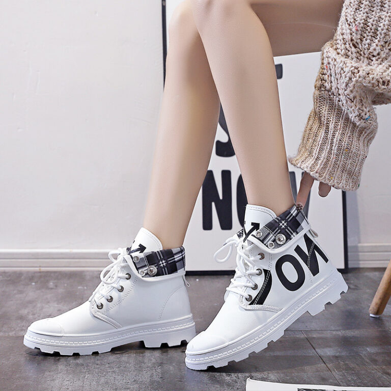 New All-match High-top Girls Canvas Short Boots Women's Shoes - Image 10