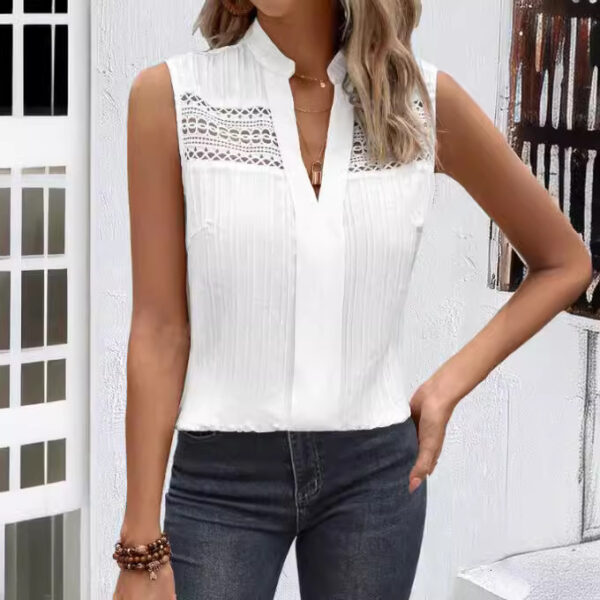 Women's Short Sleeved Lace Top