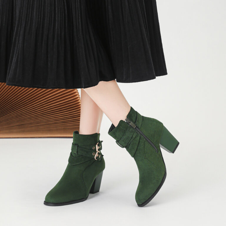 Women's Ankle Boots New Fashion Ankle Boots Comfortable Suede - Image 7