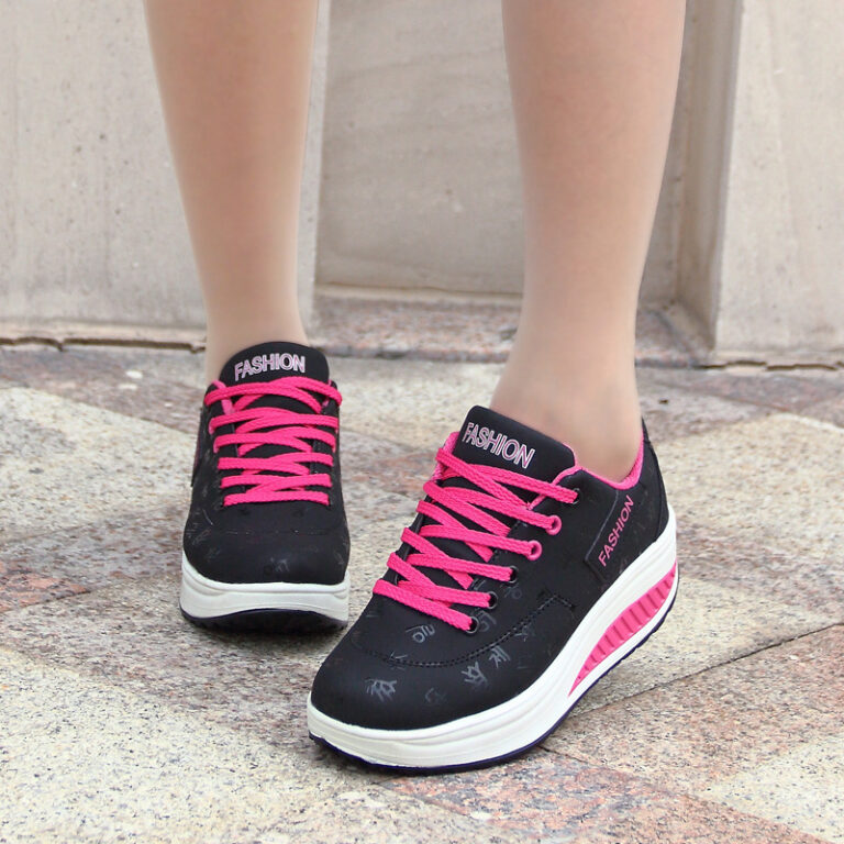 Thick-Soled Surface Swaying Shoes Breathable Sports Casual Shoes