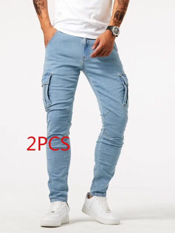 Men's Casual Multi-bag Labor Protection Pants - Image 4