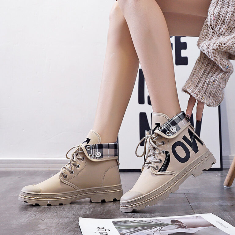 New All-match High-top Girls Canvas Short Boots Women's Shoes - Image 2