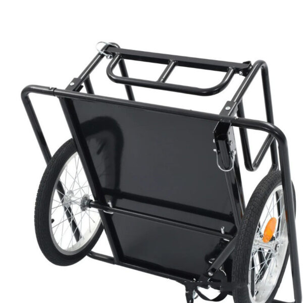 Foldable Cargo Bicycle Trailer Traction Tool Cart - Image 8