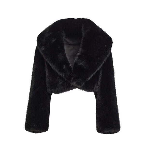 Fur Coat Women's Long Sleeve - Image 10