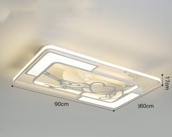 Invisible Electric Fan Lamp Ceiling Lamp - Image 9