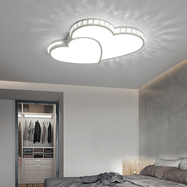 Children's Room LED Ceiling Light Dining Room And Study Room Bedroom Heart-shaped Light - Image 4