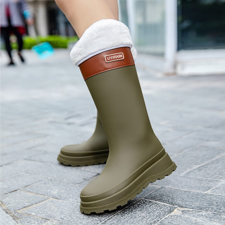 New High Tube Stylish Rain Boots Outdoor Waterproof - Image 8