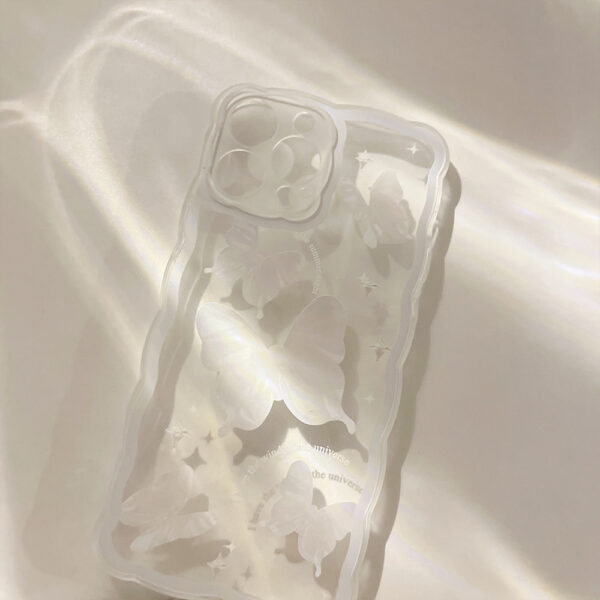 Simple Butterfly Modern Transparent Women's Phone Case - Image 8