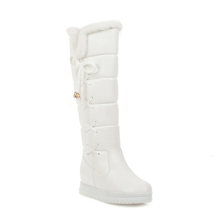 Simple Casual Plus Size Women's Knee-high Snow Boots - Image 2