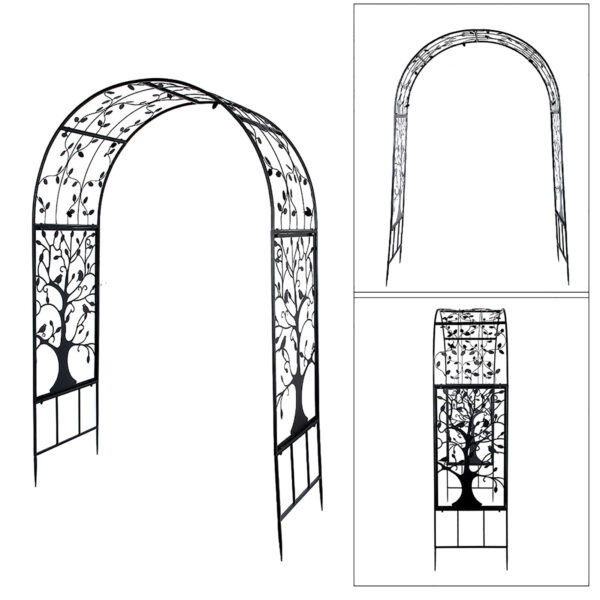 Outdoor Garden Arch Plant Climbing Rack Trellis for Party Wedding Ceremony Decoration - Image 7