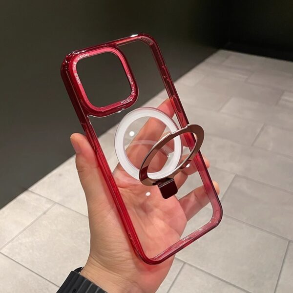 Transparent Magnetic Mobile Phone Protective Case - Image 8