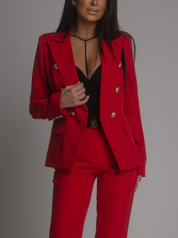 Women's Business Suit Double Breasted Suit - Image 2