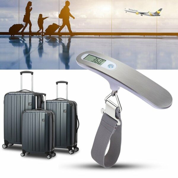 Portable LCD Digital Luggage Weight Scales Hanging Suitcase Baggage Travel Scale With Belt For Electronic Weight Tool 50kg 110lb - Image 6