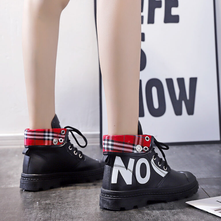 New All-match High-top Girls Canvas Short Boots Women's Shoes - Image 6