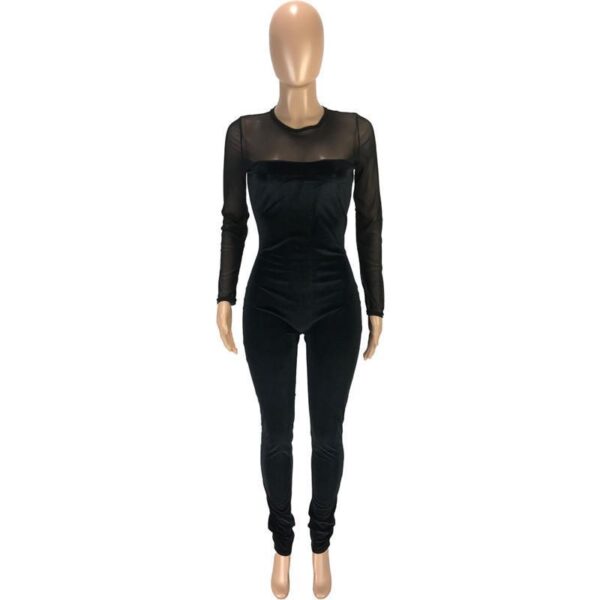 Ladies Jumpsuit Long Sleeve Designer Sexy Elegant Fashion Slim Fit Pullover Comfortable - Image 6