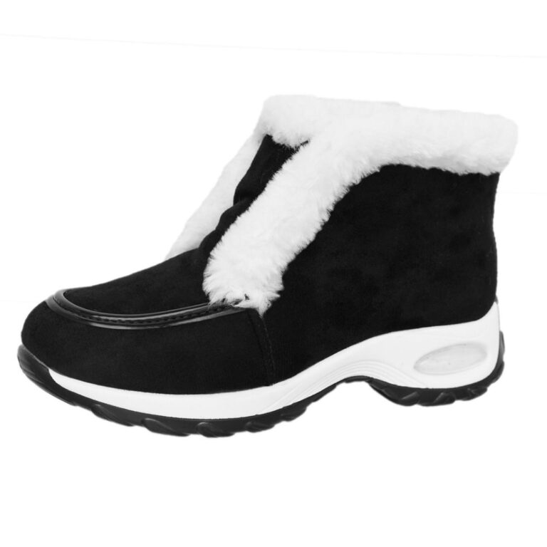 Women's Plus Velvet Snow Boots Sole Air Cushion Decoration - Image 5