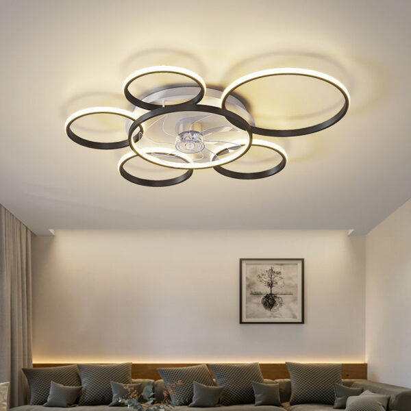 Ceiling Suction Living Room Bedroom Fan Light - Image 5