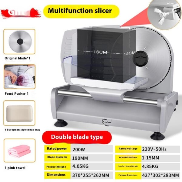 Mutton Roll Slicing Cut Machine Household Electric Slicer - Image 7