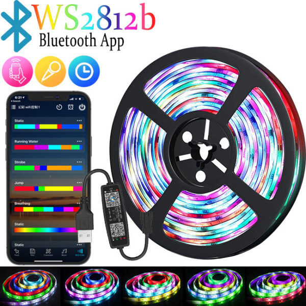 RGB Color-changing 5V Magic USB Light Strip - Image 7