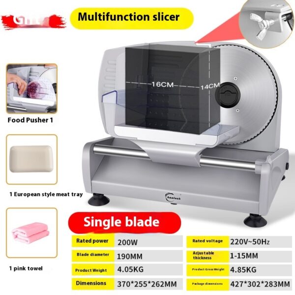 Mutton Roll Slicing Cut Machine Household Electric Slicer - Image 5