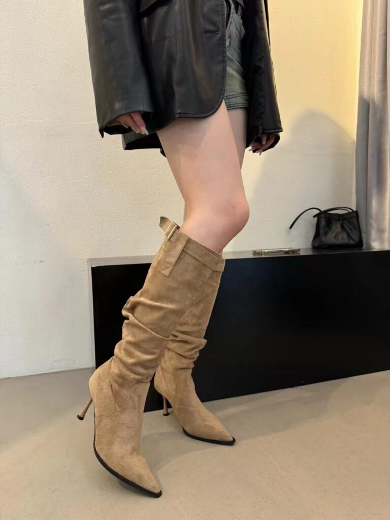 Women's Slimming Pile Style High Leg Boot - Image 3