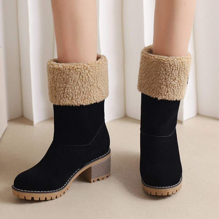 Fashion Personality Suede Low-cut Women's Boots - Image 2