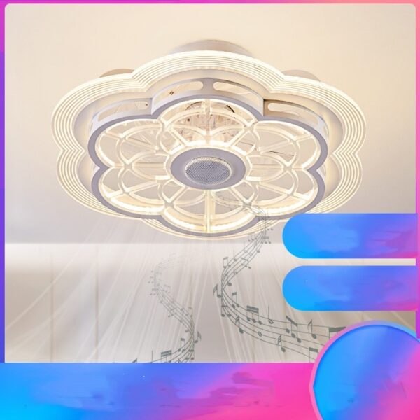 Super Quiet Bedroom Ceiling Fan Light Simple - Image 4