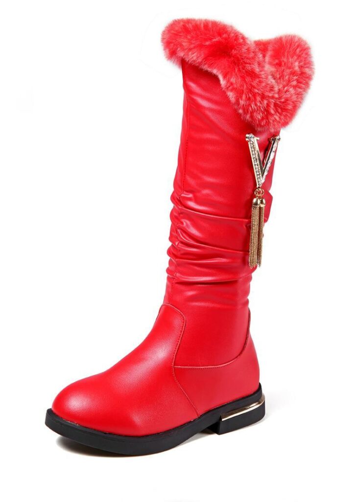 Children Winter Fashion Knee-high Martin Boots - Image 5