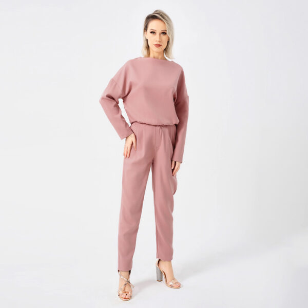 Sweater Two Piece Long Pants Set - Image 6