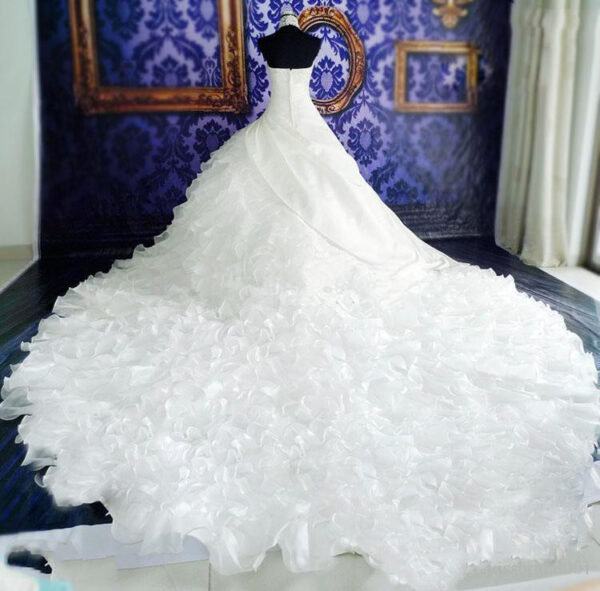 Wedding Dress Wholesale, Wedding High-end Wedding Dress With Big Tail - Image 4