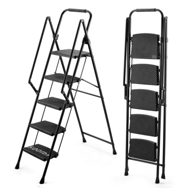 Metal-plastic Folding Stepladder - Image 4