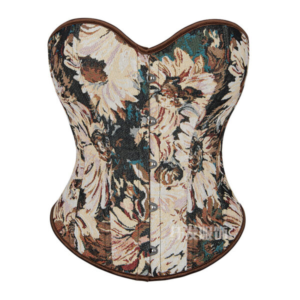 Corset Vintage Monet Oil Painting Printing - Image 6