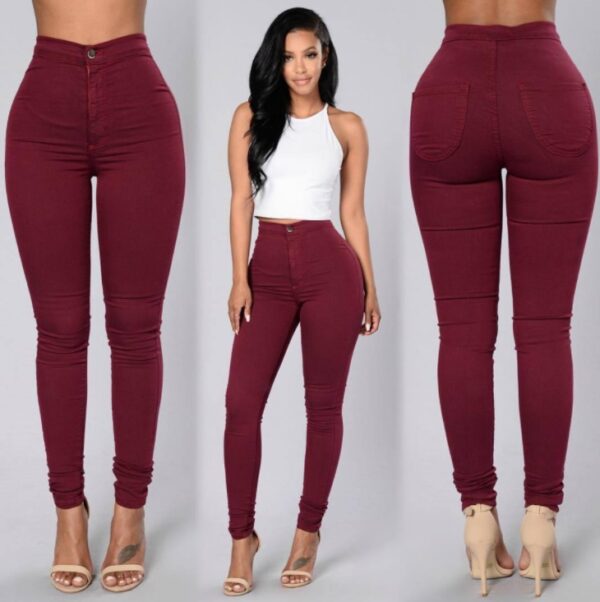 Sexy Casual Fashion Multi-Color Slim Slimming Pants - Image 5