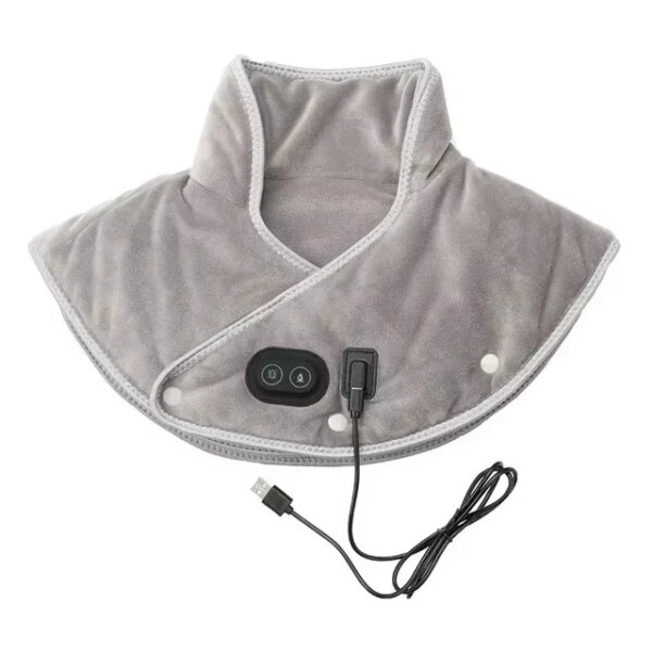 Electric Heating Shoulder Neck Pad Soft Comfortable Thermal Compress Cervical Shawl USB Heated Back Warm Wrap Tool Relief - Image 2