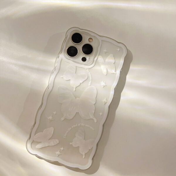 Simple Butterfly Modern Transparent Women's Phone Case - Image 9