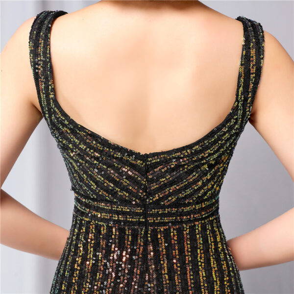 New Sequined Fishtail Long Dress - Image 5