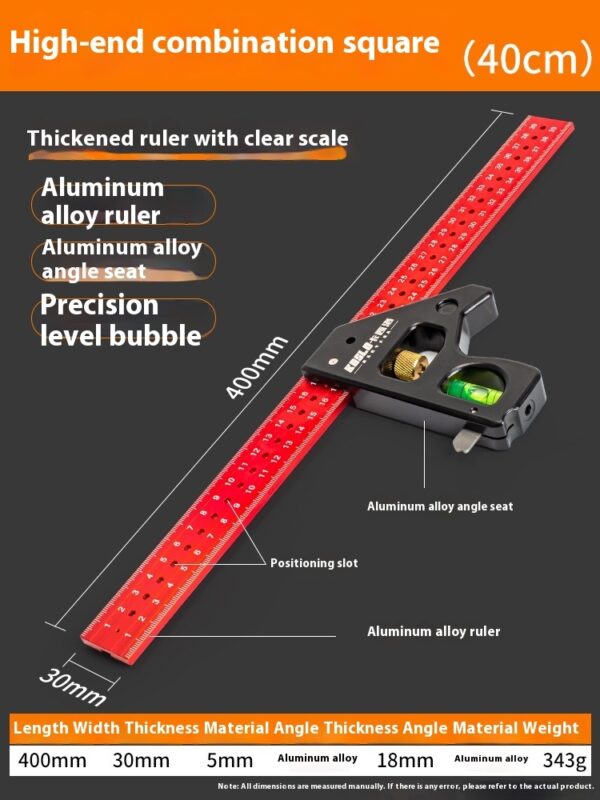 Activity Angle Square Woodworking Heavy-duty Combination Mobile L-square - Image 3