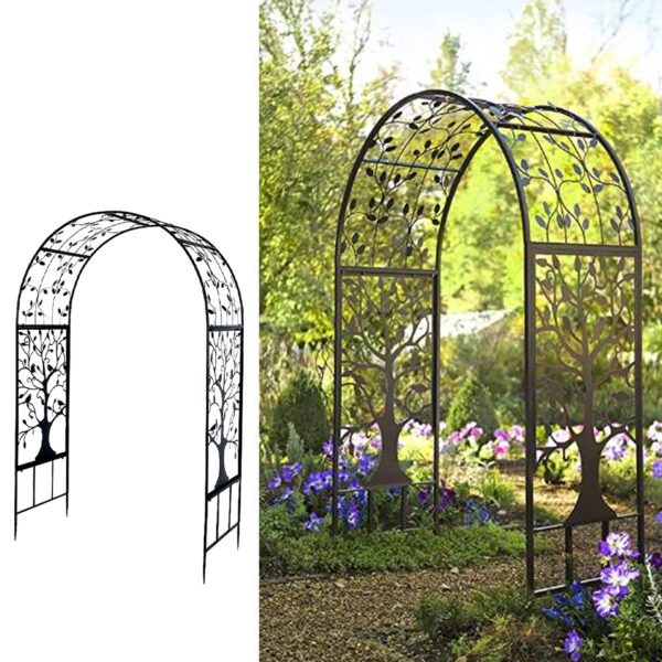 Outdoor Garden Arch Plant Climbing Rack Trellis for Party Wedding Ceremony Decoration - Image 8